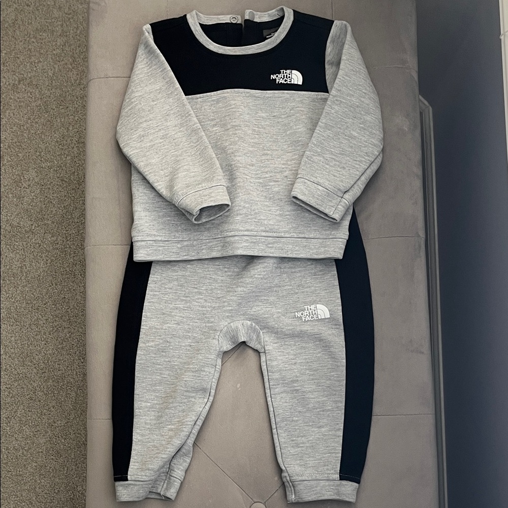 The North Face Kids Gray and Black Jogger Set - Picture 8 of 8